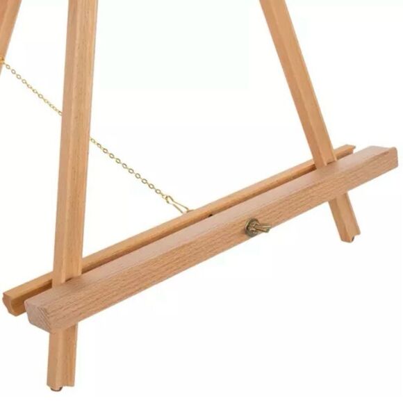 Master’s Touch Beechwood Foldaway Metal Chain Table Easel New in Package - Picture 2 of 11